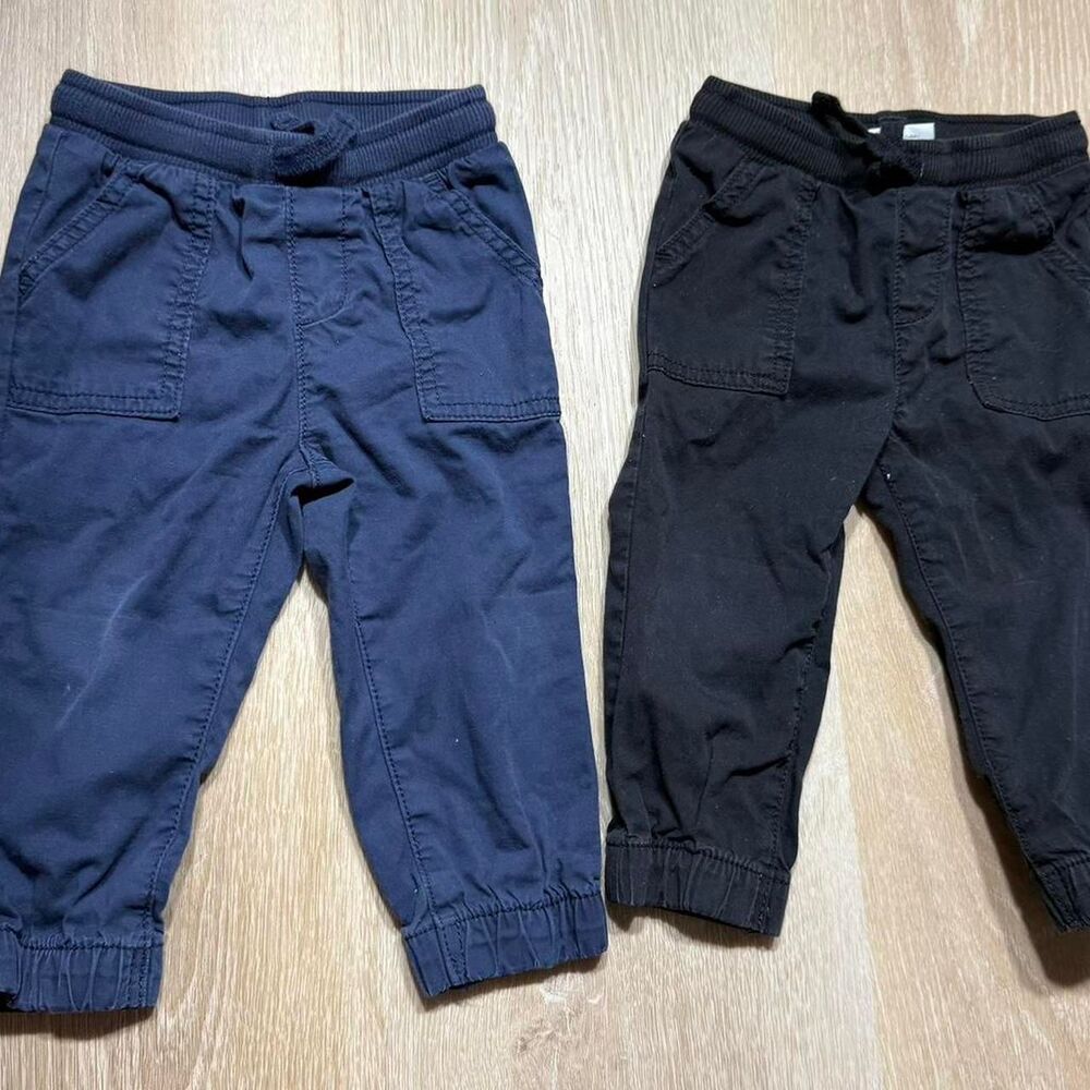 Jumping-beans Men's Navy and Black Joggers-tracksuits